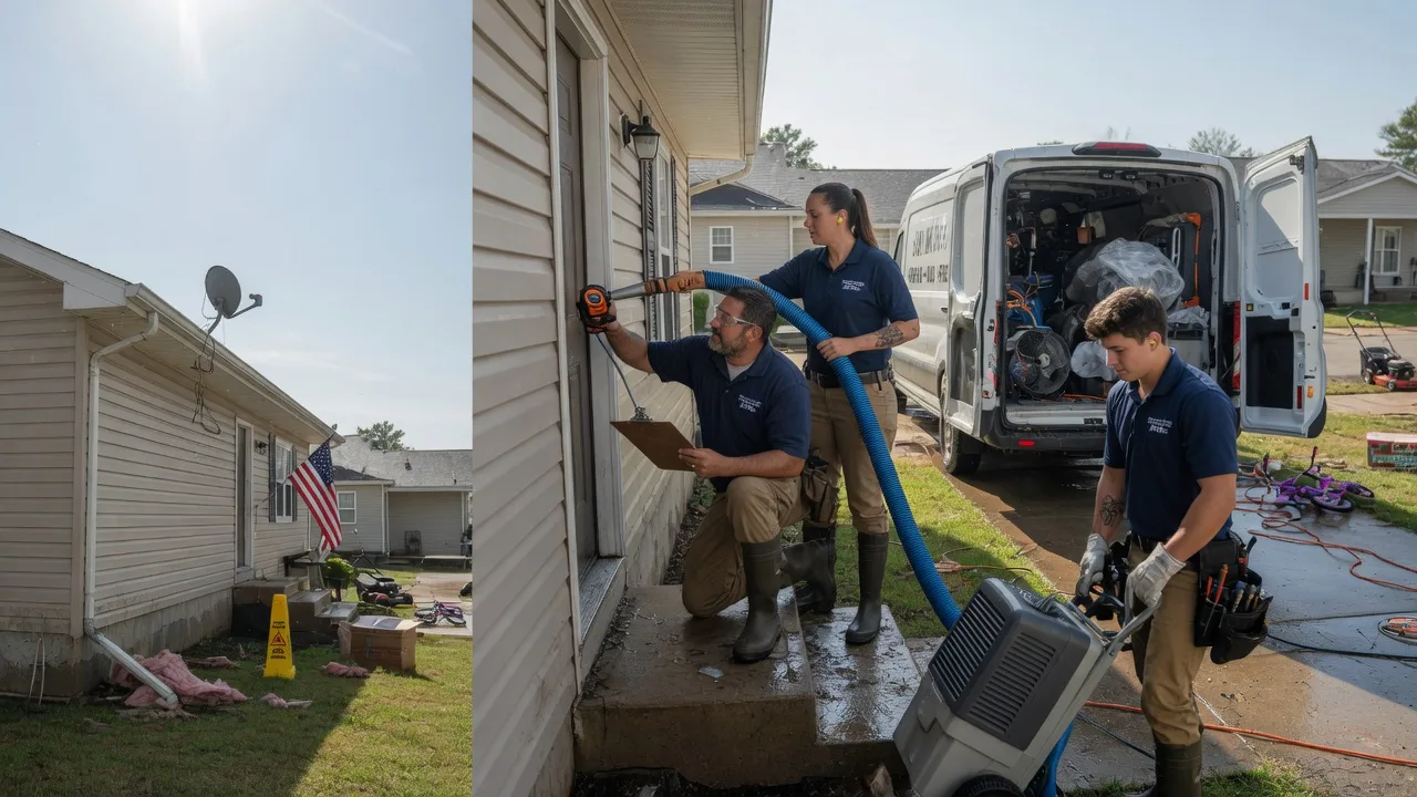 Ceiling Water Damage Restoration in Kingsbury, IN near me